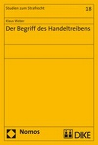 Abbildung von: Der Begriff des Handeltreibens - Nomos