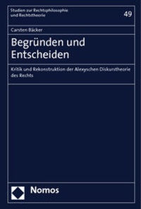 Enlarge image Cover: Begründen und Entscheiden - Nomos