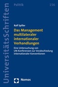 Cover: Das Management multilateraler internationaler Verhandlungen - Nomos