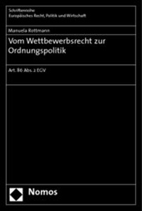 Abbildung von: Vom Wettbewerbsrecht zur Ordnungspolitik - Nomos
