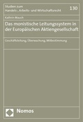 Abbildung von: Das monistische Leitungssystem in der Europäischen Aktiengesellschaft - Nomos