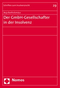 Abbildung von: Der GmbH-Gesellschafter in der Insolvenz - Nomos