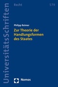 Cover: Zur Theorie der Handlungsformen des Staates - Nomos