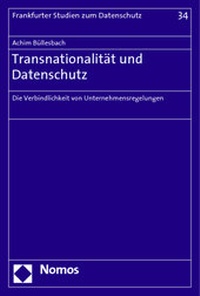 Abbildung von: Transnationalität und Datenschutz - Nomos