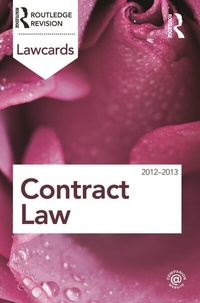 Abbildung von: Contract Lawcards 2012-2013 - Routledge