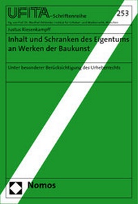 Abbildung von: Inhalt und Schranken des Eigentums an Werken der Baukunst - Nomos