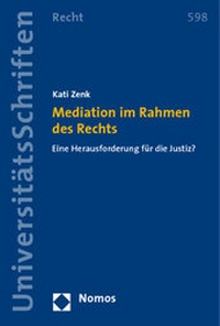Abbildung von: Mediation im Rahmen des Rechts - Nomos