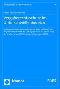 Abbildung von: Vergaberechtsschutz im Unterschwellenbereich - Nomos
