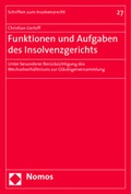 Cover: Funktionen und Aufgaben des Insolvenzgerichts - Nomos