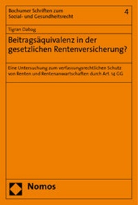 Abbildung von: Beitragsäquivalenz in der gesetzlichen Rentenversicherung? - Nomos