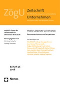 Cover: Public Corporate Governance: - Nomos