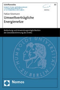 Bild: Umweltverträgliche Energienetze - Nomos