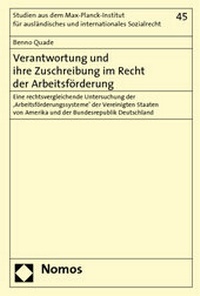 Abbildung von: Verantwortung und ihre Zuschreibung im Recht der Arbeitsförderung - Nomos