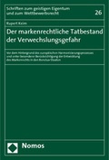 Cover: Der markenrechtliche Tatbestand der Verwechslungsgefahr - Nomos