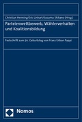 Cover: Parteienwettbewerb, W&auml;hlerverhalten und Koalitionsbildung - Nomos
