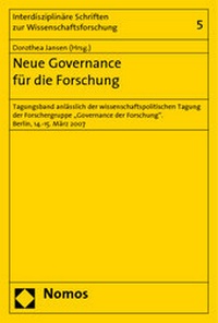 Abbildung von: Neue Governance für die Forschung - Nomos