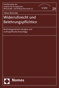 Cover: Widerrufsrecht und Belehrungspflichten - Nomos