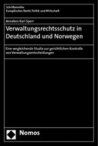 Abbildung von: Verwaltungsrechtsschutz in Deutschland und Norwegen - Nomos