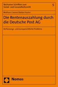 Abbildung von: Die Rentenauszahlung durch die Deutsche Post AG - Nomos