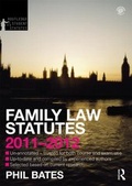 Cover: Family Law Statutes 2011-2012 - Routledge