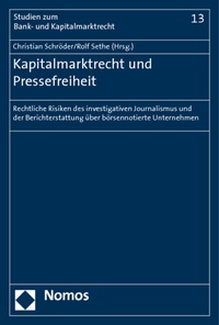 Abbildung von: Kapitalmarktrecht und Pressefreiheit - Nomos