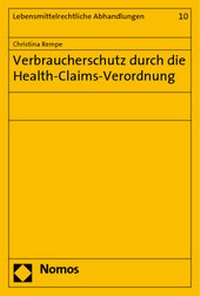 Abbildung von: Verbraucherschutz durch die Health-Claims-Verordnung - Nomos