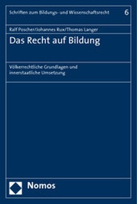 Abbildung von: Das Recht auf Bildung - Nomos