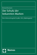Cover: Der Schutz der bekannten Marken - Nomos