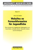 Cover: Websites zu Fernsehformaten f&uuml;r Jugendliche - Nomos