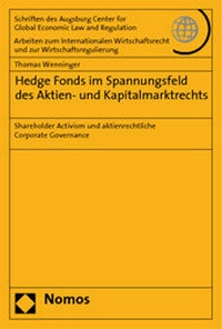 Abbildung von: Hedge Fonds im Spannungsfeld des Aktien- und Kapitalmarktrechts - Nomos