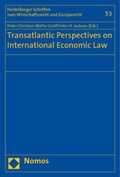 Cover: Transatlantic Perspectives on International Economic Law - Nomos
