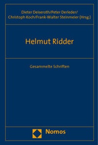 Enlarge image Cover: Helmut Ridder - Nomos