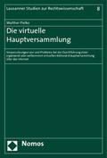 Abbildung von: Die virtuelle Hauptversammlung - Nomos