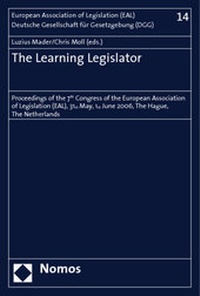 Enlarge image Cover: The Learning Legislator - Nomos
