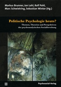 Cover: Politische Psychologie heute? - Psychosozial-Verlag