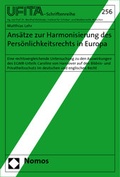 Cover: Ans&auml;tze zur Harmonisierung des Pers&ouml;nlichkeitsrechts in Europa - Nomos