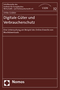 Abbildung von: Digitale Güter und Verbraucherschutz - Nomos