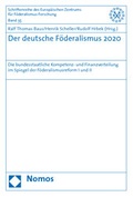 Cover: Der deutsche F&ouml;deralismus 2020 - Nomos