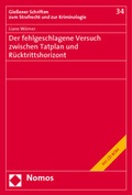 Cover: Der fehlgeschlagene Versuch zwischen Tatplan und R&uuml;cktrittshorizont - Nomos