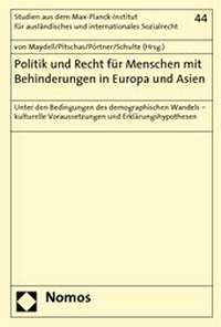 Abbildung von: Politik und Recht für Menschen mit Behinderungen in Europa und Asien - Nomos