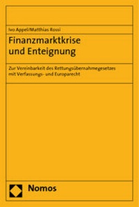 Enlarge image Cover: Finanzmarktkrise und Enteignung - Nomos