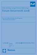 Cover: Forum Steuerrecht 2008 - Nomos