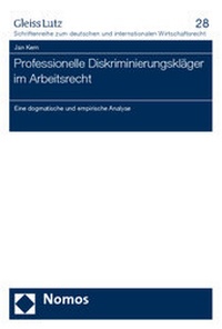 Abbildung von: Professionelle Diskriminierungskläger im Arbeitsrecht - Nomos