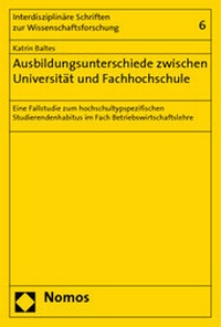 Abbildung von: Ausbildungsunterschiede zwischen Universität und Fachhochschule - Nomos