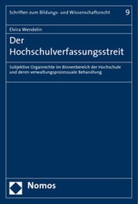 Abbildung von: Der Hochschulverfassungsstreit - Nomos