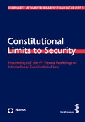 Cover: Constitutional Limits to Security - Nomos