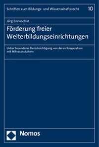 Abbildung von: Förderung freier Weiterbildungseinrichtungen - Nomos