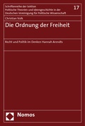 Cover: Die Ordnung der Freiheit - Nomos