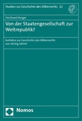 Cover: Von der Staatengesellschaft zur Weltrepublik? - Nomos