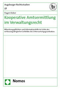 Abbildung von: Kooperative Amtsermittlung im Verwaltungsrecht - Nomos